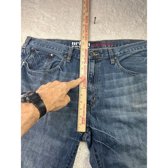 Urban Pipeline Mens Relaxed Bootcut Jeans‎ 40x30 Blue Denim Casual Everyday Wear - Picture 3 of 12
